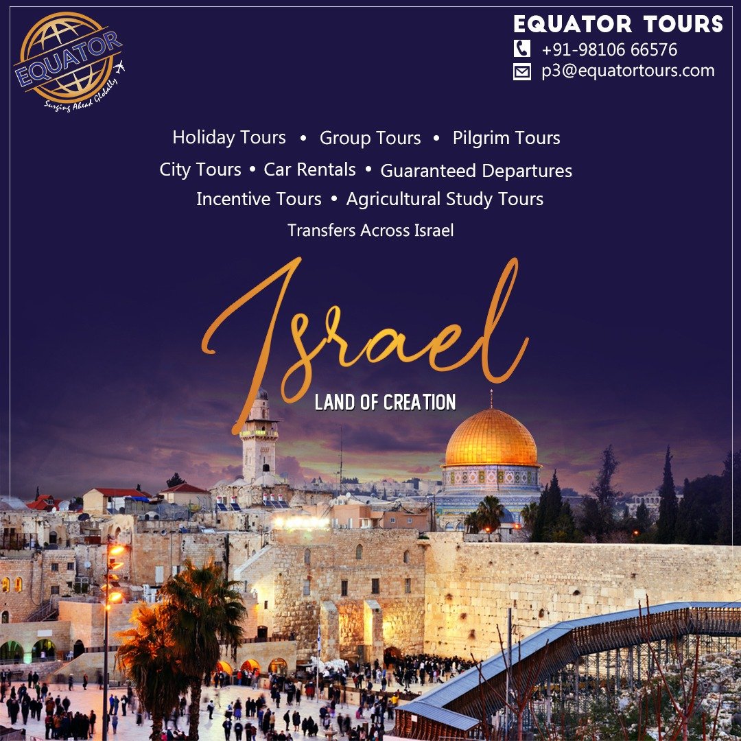 EquatorT's tweet photo. Explore Israel with us, for a wonderful experience.
#israel #israeltravel #israeltourism #tour #travel #israeltour #exploreisrael #deadsea #landofcreation #tourism #beauty #culture  #citytours #carrental #guaranteeddepartures #incentivetours #agriculturestudytour #transfer #ttot https://t.co/T7sgFYQPy0