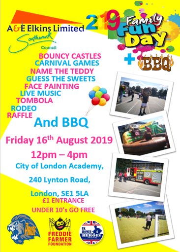 🎪Family Fun Day🎪
It's one week till our annual family fun day. Come and support some local amazing causes and join in with the fun.
12PM-4PM
City of London Academy
240 Lynton Road
London, SE1 5LA
<a href="/CoLA_Southwark/">CityofLondonAcademy</a>