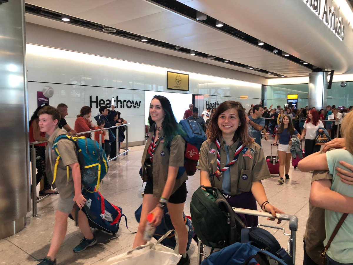 GLSE_Int's tweet image. @Unit25WSJ from @GLSE_Scouts have safely arrived back at @HeathrowAirport after a fun packed 3 weeks with @ukcontingent at @2019_wsj