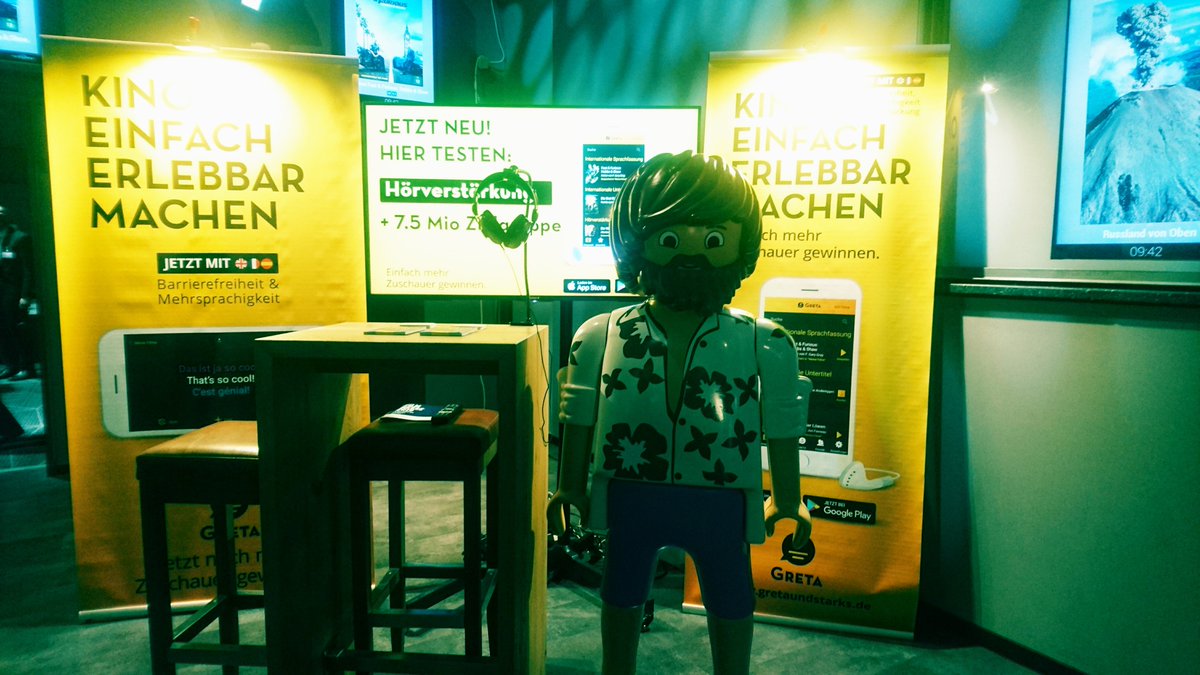 GRETA_App's tweet photo. Auf der #Filmmesse gab es viele tolle Präsentationen der Verleiher und es ist klar: Freut euch auf viele tolle Filme im #Kino in den nächsten Monaten! Vielen Dank an alle Verleiher und die Kinos, für das große Engagement auch für Filmspaß der für alle zugänglich ist! #Inklusion https://t.co/BAORr0NqVs