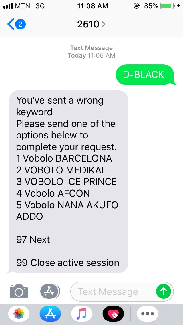 selormlanac's tweet photo. @DBLACKGH SEE WHAT @MTNGhana DEY TELL ME. 
Or am doing something wrong https://t.co/qjeRrK8IGx