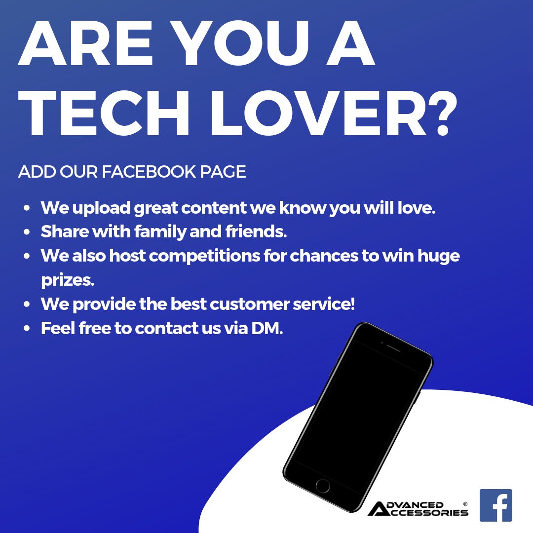 AdvancedAccess1's tweet photo. Add our FaceBook Page 📲

Don’t miss out 🙌🏻🔥

@AdvancedAccess1 

#gadgets #electronics #iphonenews #samsung #mobilenews #weeklypost https://t.co/PK17HddKiv