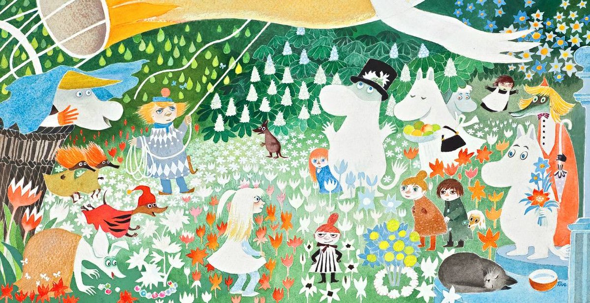 WomenRead's tweet image. On Tove Jansson's birthday, who is your favourite Moomin character? #ReadMoreWomen