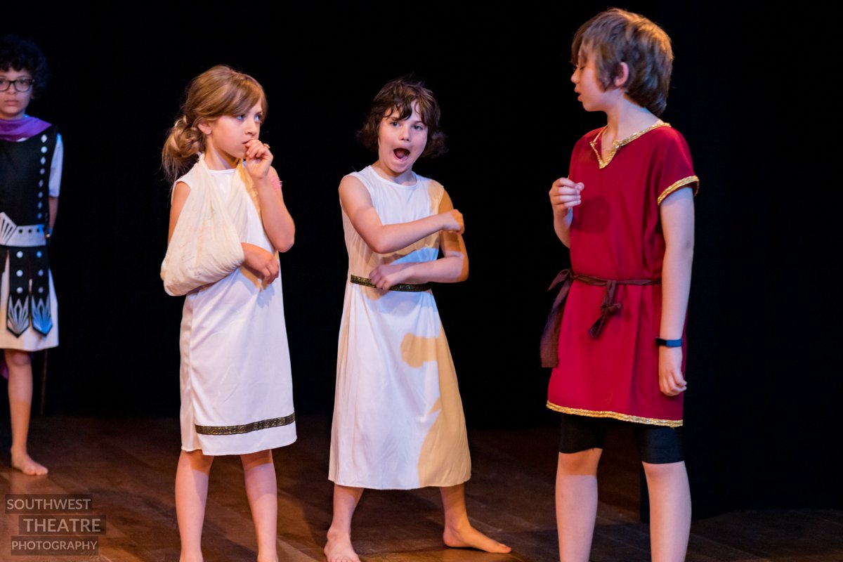 AnthosArts's tweet photo. Been neglecting Twitter lately but wanted to share some of the lovely photos by @SWTHEATREPHOTO of last month's 'Theseus and the Minotaur' by our Chameleons at @CygnetTheatreUK. 
#ChameleonDrama #StoriesFromAncientGreece #Summerterm #10ProjectsIn https://t.co/N3oz3ZBXU3