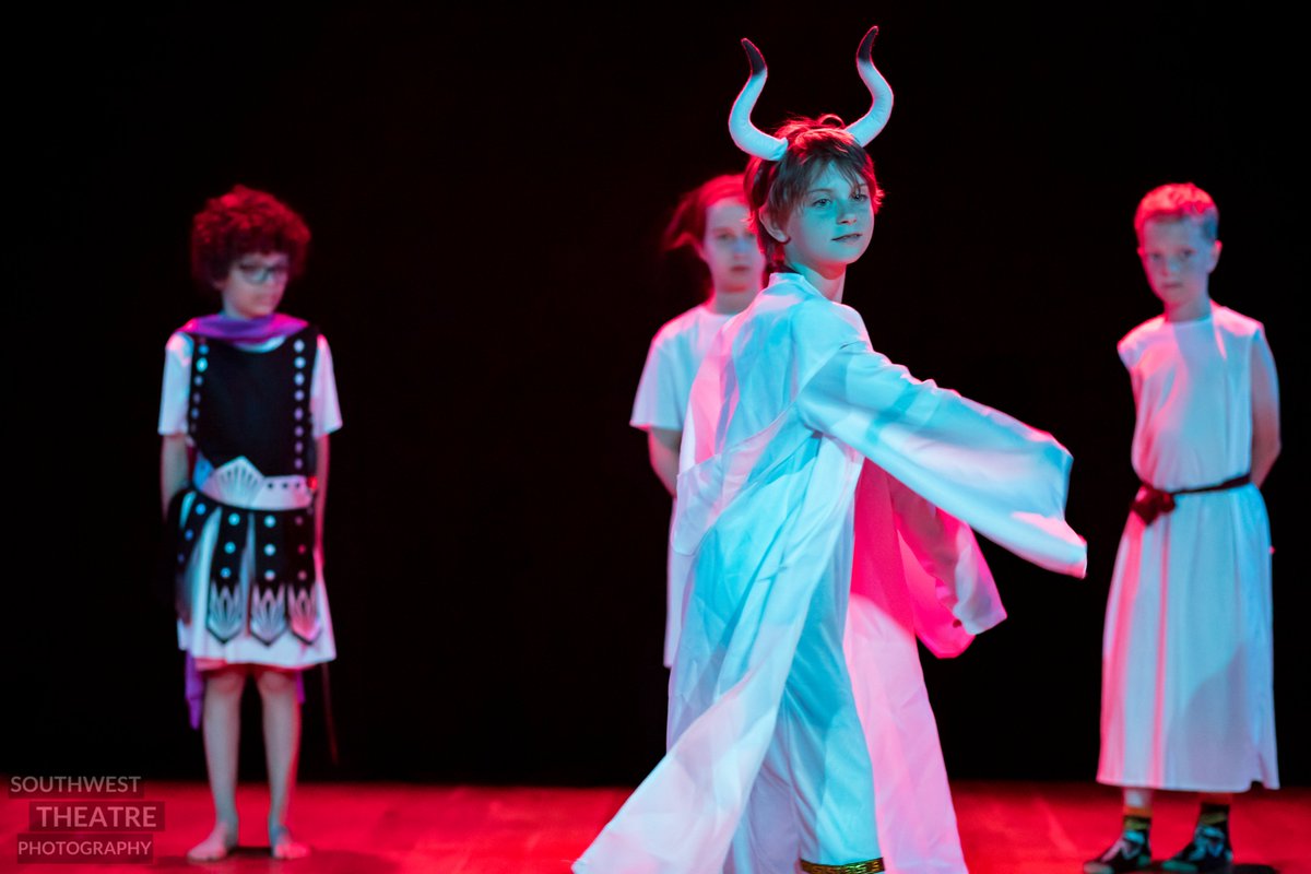 AnthosArts's tweet photo. Been neglecting Twitter lately but wanted to share some of the lovely photos by @SWTHEATREPHOTO of last month's 'Theseus and the Minotaur' by our Chameleons at @CygnetTheatreUK. 
#ChameleonDrama #StoriesFromAncientGreece #Summerterm #10ProjectsIn https://t.co/N3oz3ZBXU3
