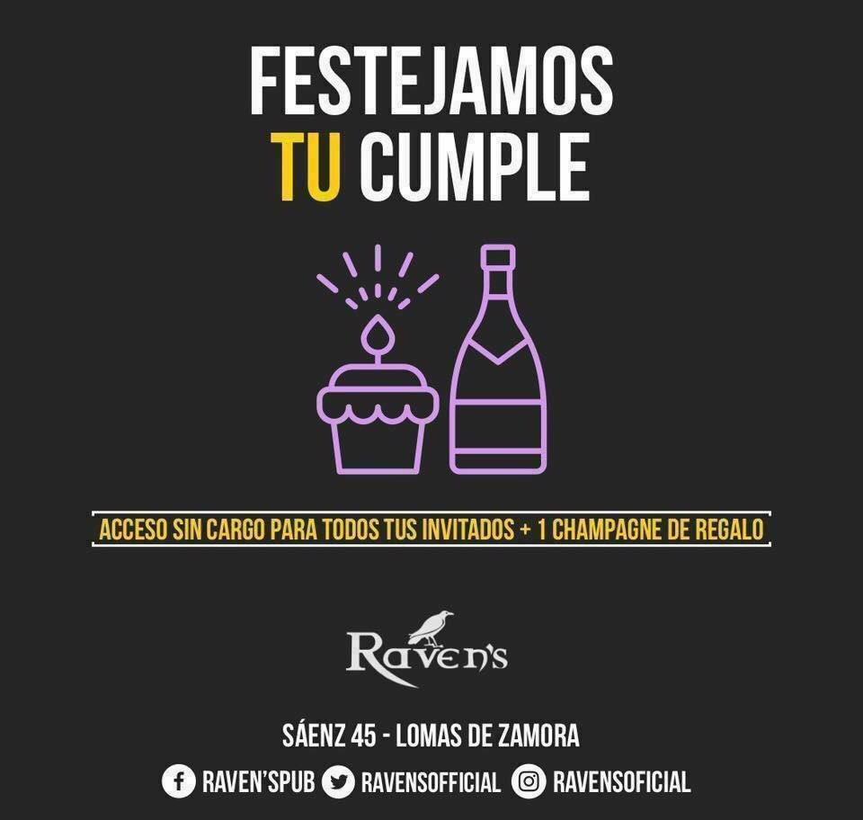 RavensOFICIAL's tweet photo. Beer Night Viernes

Atención llegar temprano

🚺🆓 H/02:00 Hs
🚹🆓 H/01:00 Hs

Promo en barra de Cervezas H/ 02 Hs
Festejamos todos los cumples https://t.co/rRnovoFoI4
