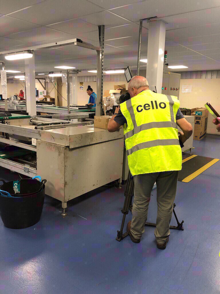WildfirePR's tweet photo. A couple of snaps from the @BBCNews interview with our client, Brian Palmer, CEO of @CelloTVsUK today! #PRlife #BBCNewcastle https://t.co/6I9ljuNiyq
