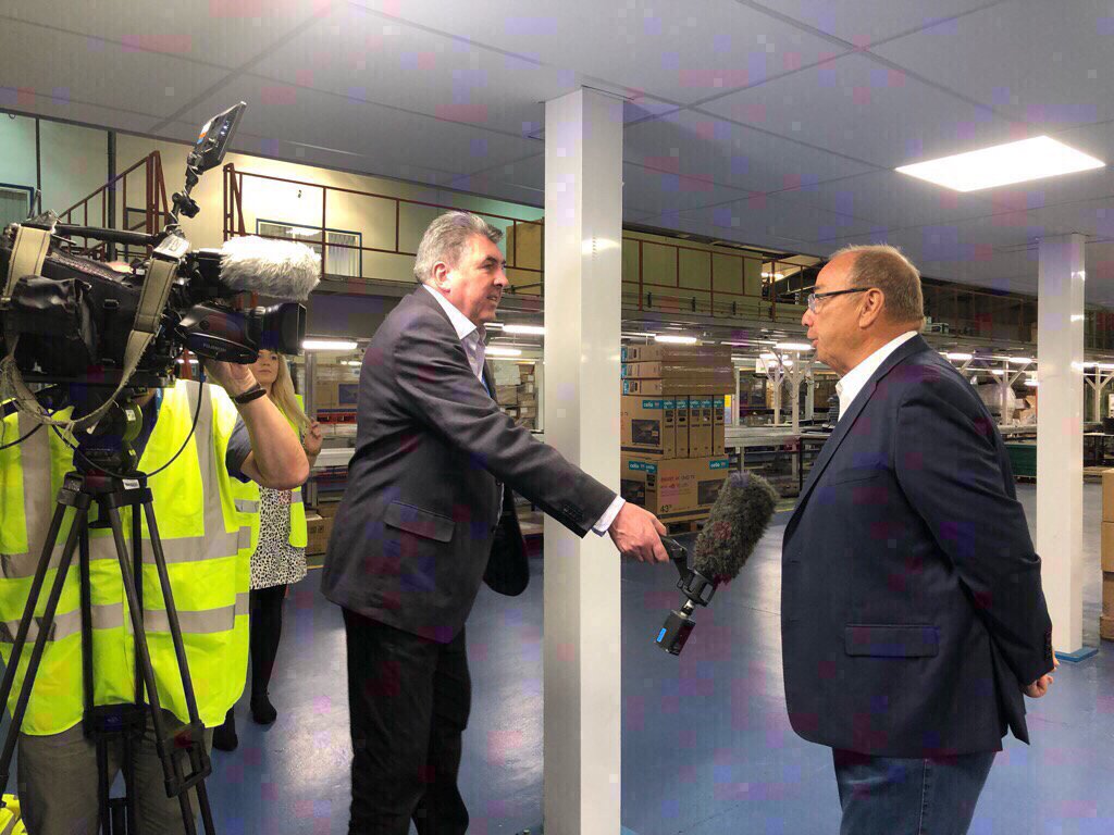 WildfirePR's tweet photo. A couple of snaps from the @BBCNews interview with our client, Brian Palmer, CEO of @CelloTVsUK today! #PRlife #BBCNewcastle https://t.co/6I9ljuNiyq