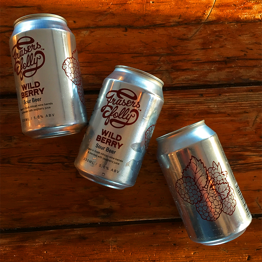 FrasersFolly's tweet photo. What do you think of our BRAND NEW @FrasersFolly cans? Our #WildRaspberry #craftbeer cans are available for the first time tomorrow at the On Tap at the Tip Beer Fest at the @BOC_Wines. https://t.co/IbUXJCYojh