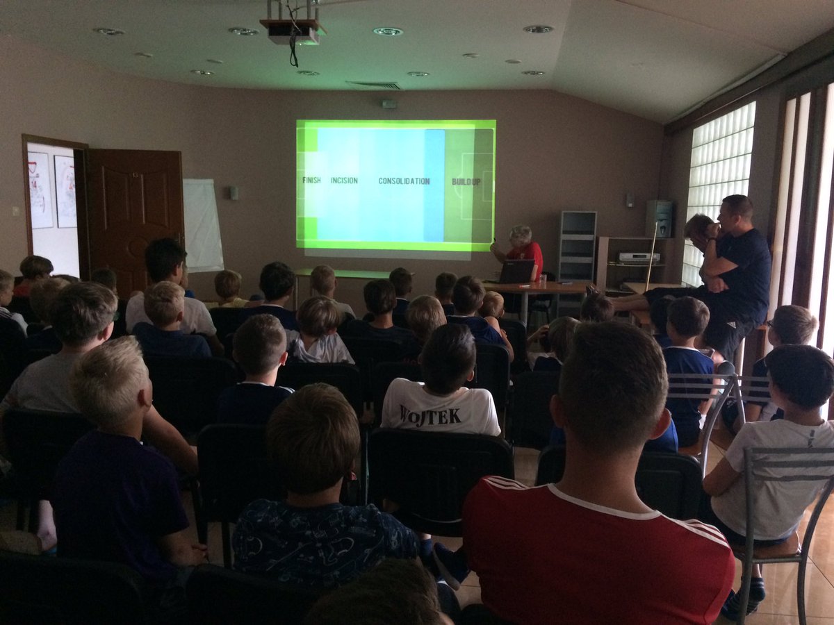 UKS_Zagle's tweet photo. Odprawa z trenerem Markiem Wlecialowskim, który jest również prezesem UKS Kuźnica. Trener Marek posiada uprawnienia UEFA Pro i jako trener zdobywał Mistrzostwo Polski ze Śląskiem Wrocław. Oprócz tego był zawodowym piłkarzem (249 występów w Ekstraklasie). 🔝⚽️😎⚽️ https://t.co/6ByM1cXI0g