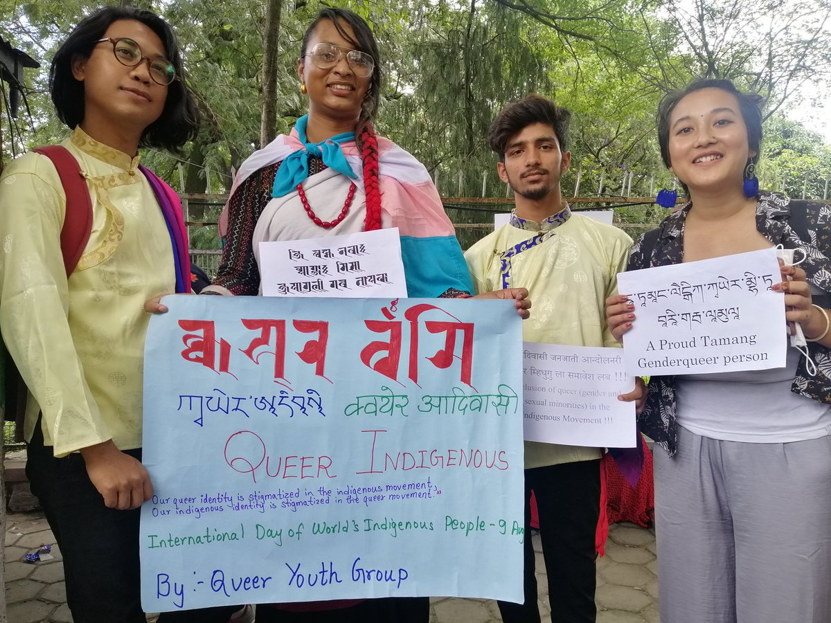 QueerYouthGroup's tweet photo. #QueerIndigenous #IndigenousPeoplesDay #WeAreIndigenous #WeAreQueer #QIN https://t.co/JKfwCH8qa2