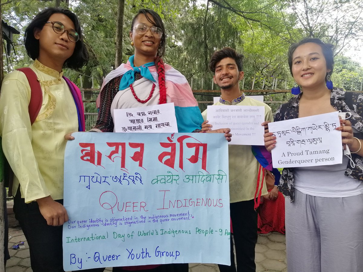 QueerYouthGroup's tweet photo. #QueerIndigenous #IndigenousPeoplesDay #WeAreIndigenous #WeAreQueer #QIN https://t.co/23sN5EdReK