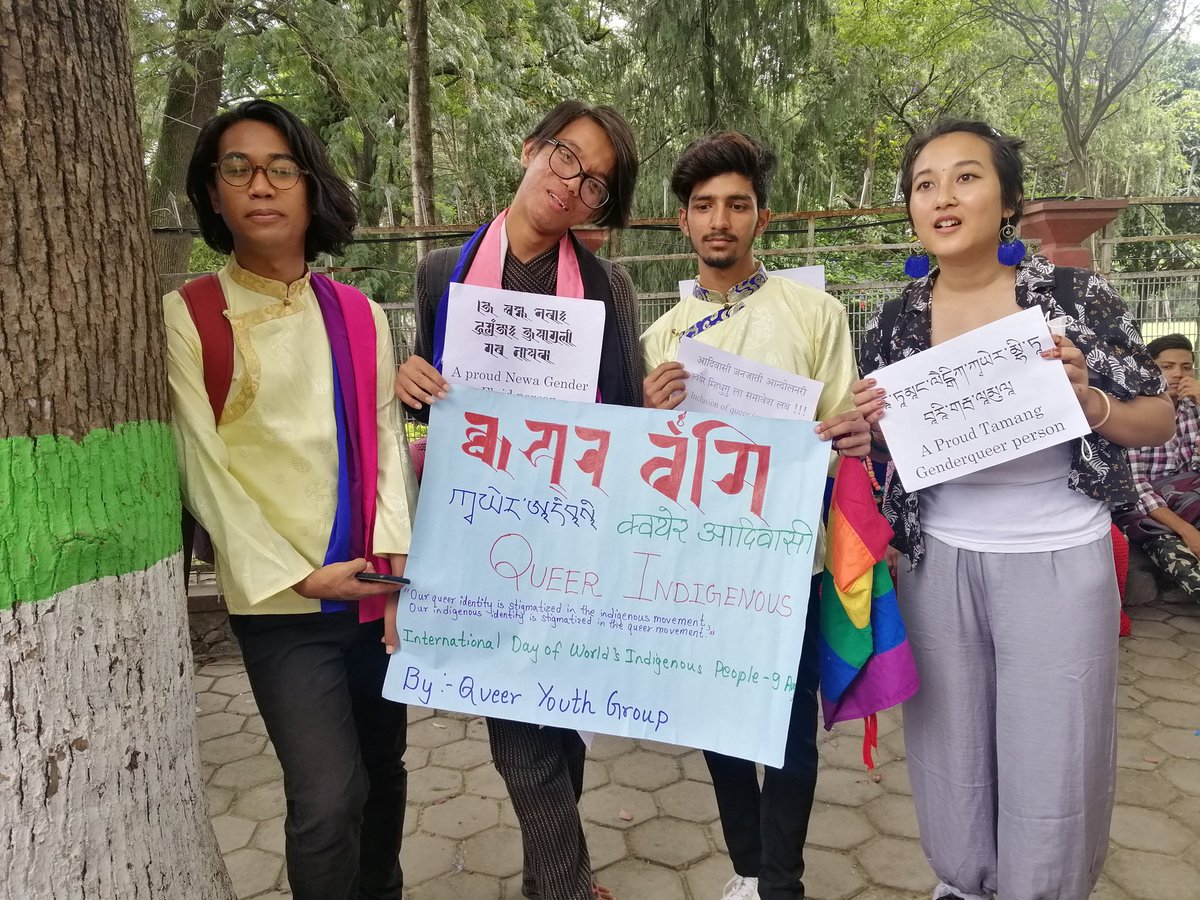 QueerYouthGroup's tweet photo. #QueerIndigenous #IndigenousPeoplesDay #WeAreIndigenous #WeAreQueer #QIN https://t.co/23sN5EdReK