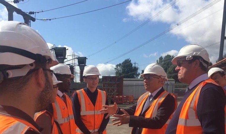 nationalgrid's tweet image. Delighted to have the new Chancellor @sajidjavid at our Eakring Training Centre today, meeting the National Grid trainees who are part of the #netzero workforce delivering the UK’s energy transition #jobthatcantwait #greenergrid