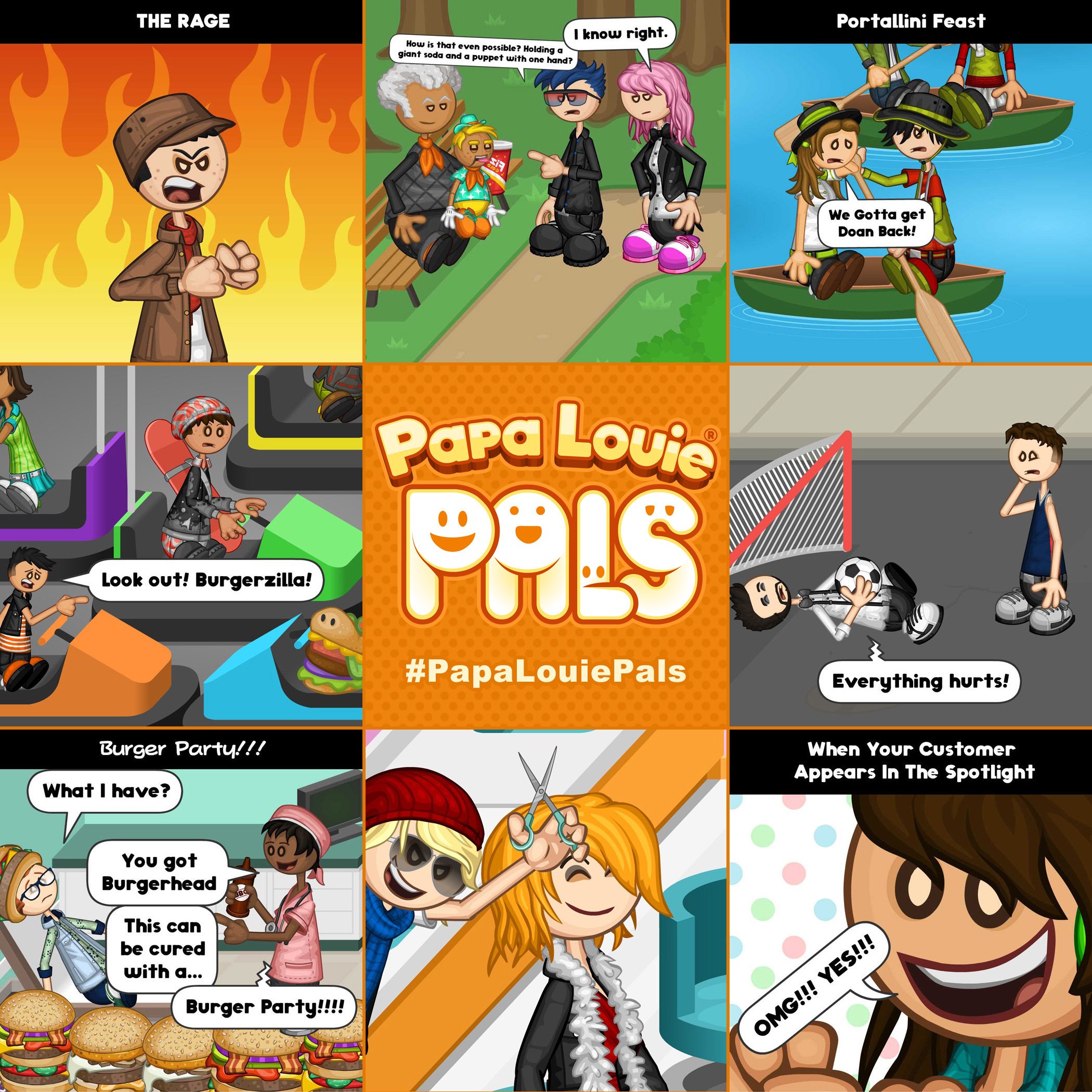 Papa Louie Pals: Scenes and a Preview! - Flipline Studios