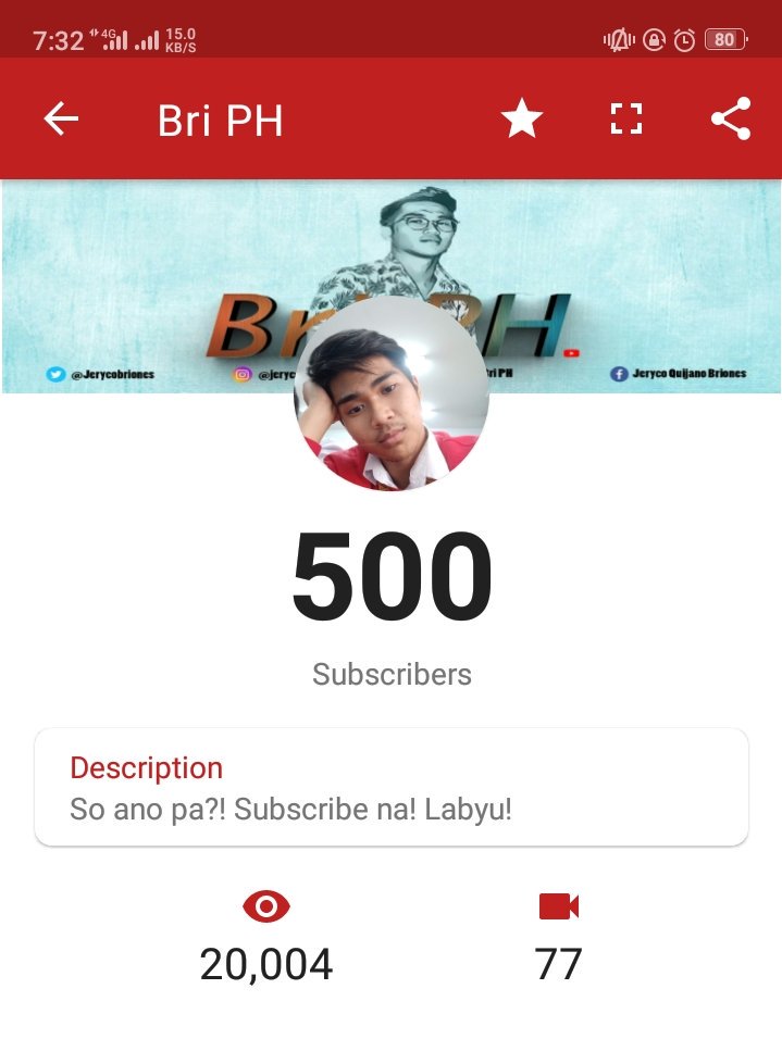 Jerycobriones's tweet photo. 500 na!!! Salamat mga paps! SUBSCRIBE LANG KAYO! HAHAHA 

#BestVlogger https://t.co/1D453L2YkD
