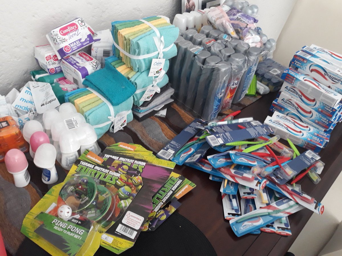 ShayDaniel's tweet photo. I am blown away by friends, family and friends of friends who supported my collection of basic toiletry items for the JHB Children's home. Completely taken aback by how many people came to the party. Now to wrap and label 😇 The world is a filled with amazing people. https://t.co/zHO4kSFvJS