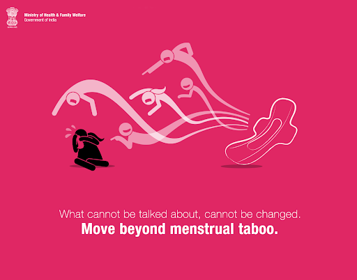 MoHFW_INDIA's tweet photo. Stigmatizing adolescent girls &amp; women through myths, misconceptions &amp; age-old cultural practices contribute to gender inequity. Undo the taboo around #menstruation. #SwasthaBharat #SafePeriods #MenstrualHygiene
@PMOIndia
@drharshvardhan
@AshwiniKChoubey
@NITIAayog
@PIB_India https://t.co/AnwOzTn26V