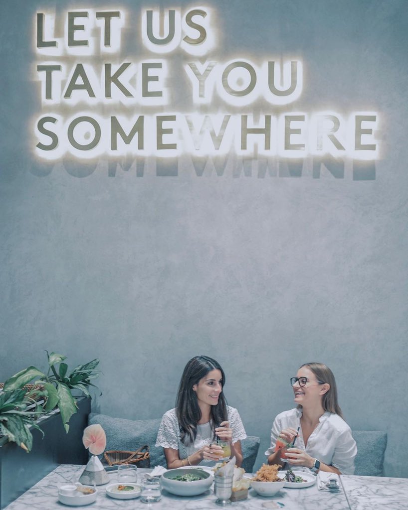 TheDubaiMall's tweet photo. What are you guys up to during Eid? I've just checked out #somewhere - located at #thedubaimall Fashion Avenue. Such a beautiful & travel inspired restaurant and the food is so tasty. Love how #TheDubaiMall F&B destinations never disappoint you. #TDMEid
📸 @aidagramm https://t.co/wJq9B6kmuw