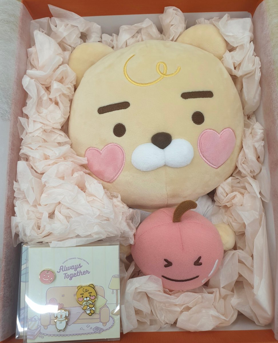 JYPETWICE's tweet photo. 카카오프렌즈로부터 도착한
🌟세상에 단 하나뿐인🌟
트와이스 에디션 인형들🧸🛍🎁 세번째!

얼굴만 봐도 귀여움 치사량 수준이라
저 세상에서 와이파이켜고 봐야하는 정도의
사다쯔 RYAN 💛

#TWICE #트와이스 #KAKAOFRIENDS #카카오프렌즈 #kakaofriends_twice_edition #카카오프렌즈트와이스에디션 https://t.co/JZ1PS84Fuj