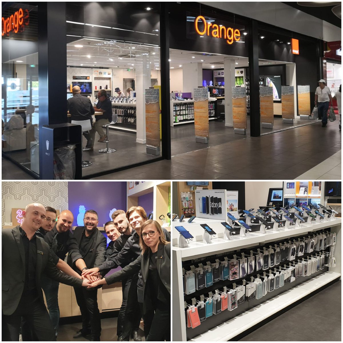 NathalieRoyer_'s tweet photo. Cest avec grand plaisir que l'équipe de Orange GDT @mariegueant38 Meylan vous accueille à nouveau dans un magnifique espace relooké @GDT ! Montres, enceintes, maison protégée et connectée, faites vous plaisir ! @alcommault @fredcolard @ValerieTherond @marclepennec @TPrintant https://t.co/fZvUPzh6TU