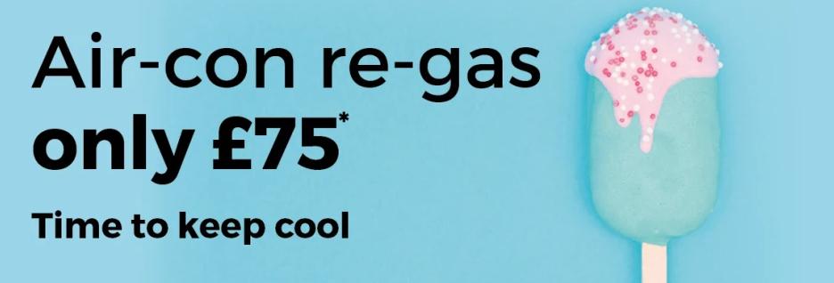 The weather is heating up, but is your car ready? Give your air-con some tlc with a re-gas for only £75*. mkdel.co/2YsW417