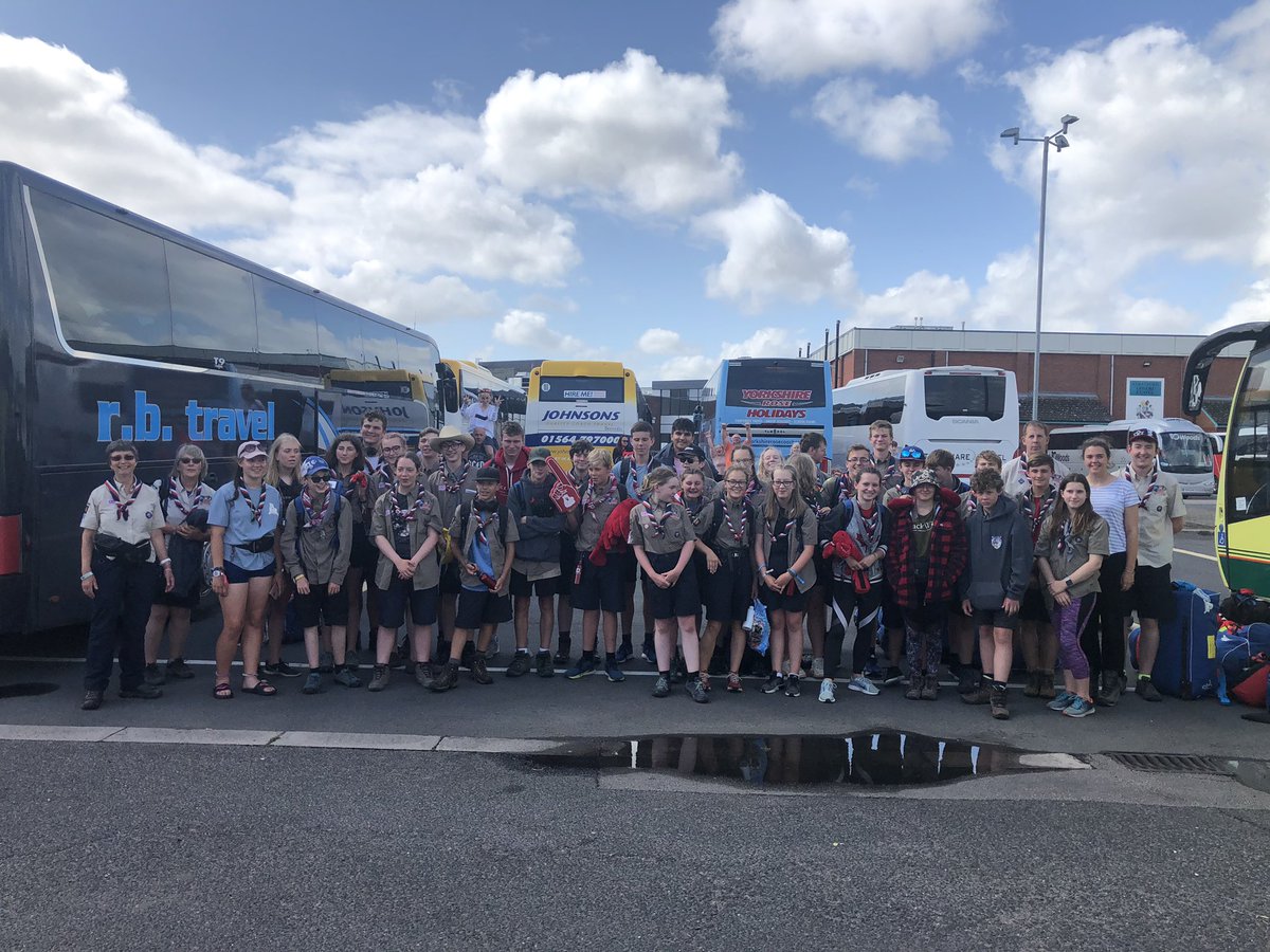 WarksWSJ's tweet photo. The #84Montagues are back home!! It’s been a pleasure to spend three weeks with our participants - we look forward to seeing you at our reunion in October!
... but not as much as we look forward to our beds tonight! 💤 
- The Montague leaders https://t.co/4VDq6gUzpy