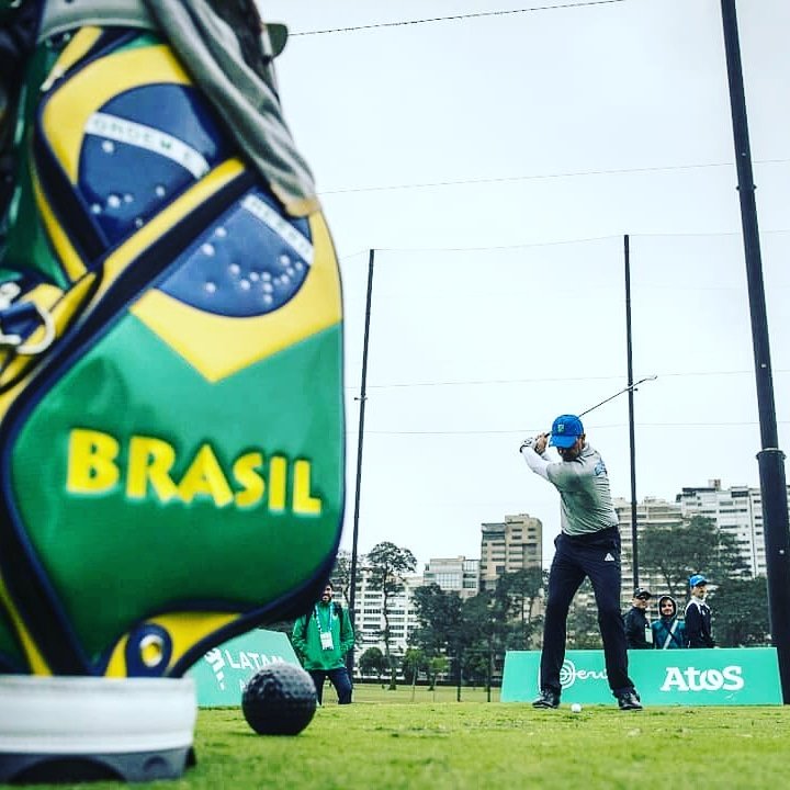 Gofl_Approach's tweet photo. Brasil que ha estado hermoso en el segundo lugar # panamericanoslima2019 en la tabla de medallas, regresa a Campo en el ⛳ en el masculino con Alexandre Rocha y Adilson Silva, en la hembra Luiza Altman y Nina. Buena suerte #Brasil #cbg https://t.co/HsT0lPkAqU