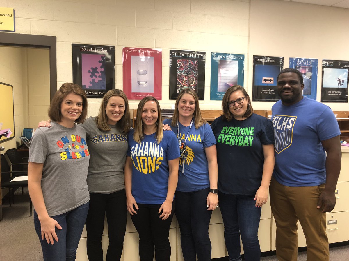 GLHSCounselors's tweet photo. Hello from Mrs. Himmel, Dr. Nelson Slagle, Mrs. Monnig, Mrs. Falk, Mrs. Prenoveau, &amp; Mr. Miller 🦁 #thisisus #schoolcounselors #theGJPSway https://t.co/iCNRtB77yy