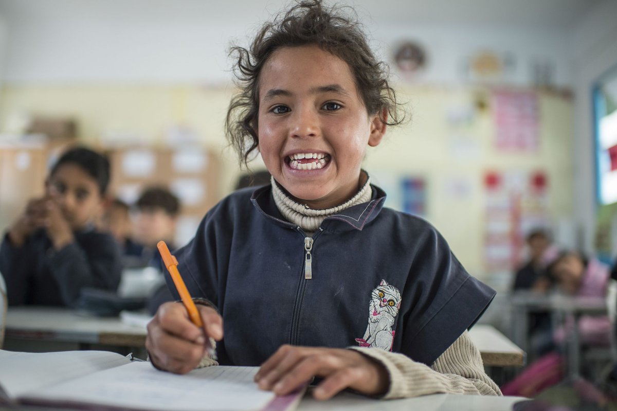 WFP_MENA's tweet photo. In #Tunisia, the sourcing of up to 30% of the food served in school canteens from school gardens allows WFP to improve the nutritional value of school meals, while boosting local economies. https://t.co/Ds2SVhPJM2