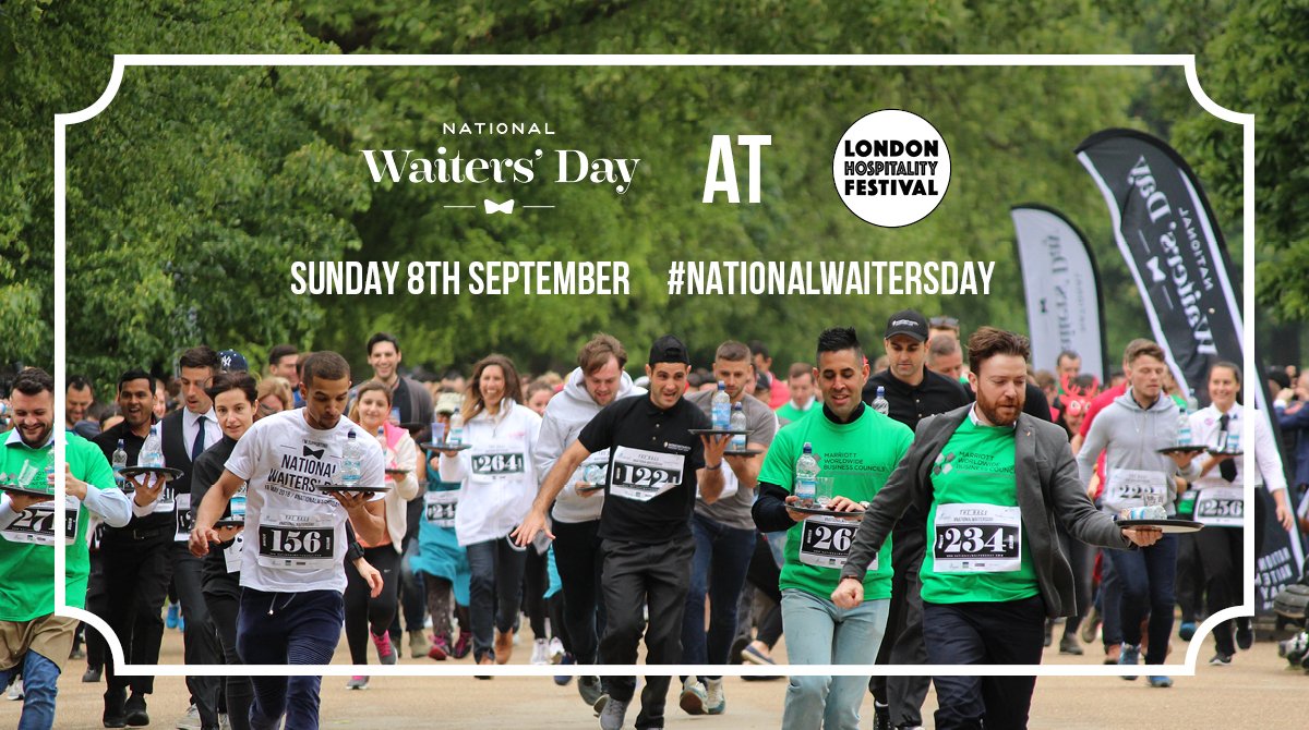 Springboard_UK's tweet photo. At this year's @WaitersDay_UK , we've teamed up with @ldnhf for the hottest event of the summer! Bring family and friends to enjoy a day of music and, most importantly, our National Waiters' Day race which offers some exciting prizes...enter now! https://t.co/EToReIoSFA #NWD2019 https://t.co/jJDHDJOMa0