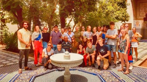 MoroccoWNews's tweet photo. #Marock’Jeunes, wanting to improve the #Belgian group’s impression of #Morocco after the backlash, invited the group to not only enjoy a couscous but have a tour of Marrakech.
” https://t.co/ruJRFHt6T6 https://t.co/jUVumTpSjG