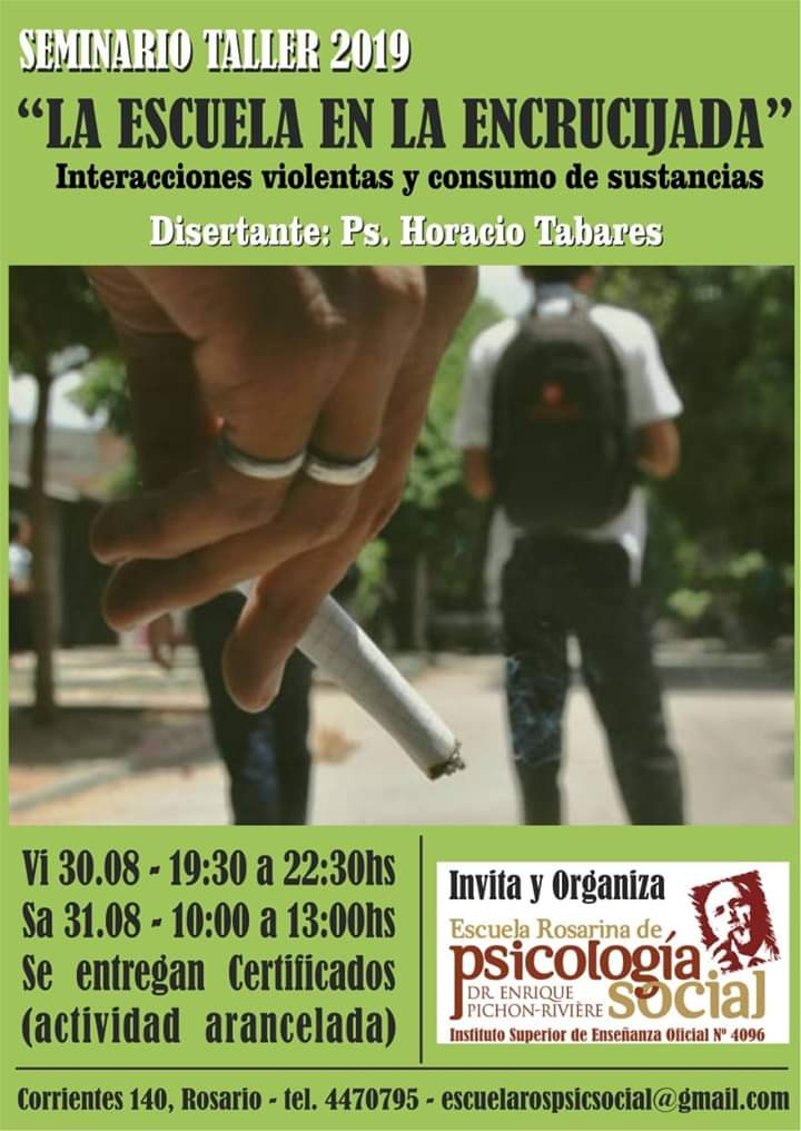 Vinculo_Visec's tweet photo. #Agendalo #PsicologoSocial #Seminario #taller #Rosario #SantaFe 
"La Escuela en la Encrucijada"
Ps. HORACIO TABARES https://t.co/6p1XUTlF1l
