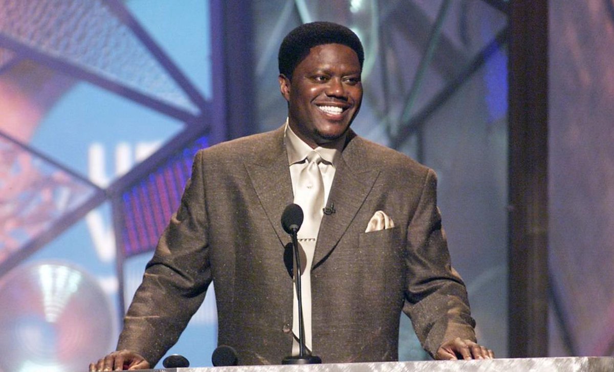 andscape's tweet photo. 11 years ago today we lost The King of Comedy. RIP Bernie Mac.

(October 5, 1957 - August 9, 2008). https://t.co/Uik3D4E4kP