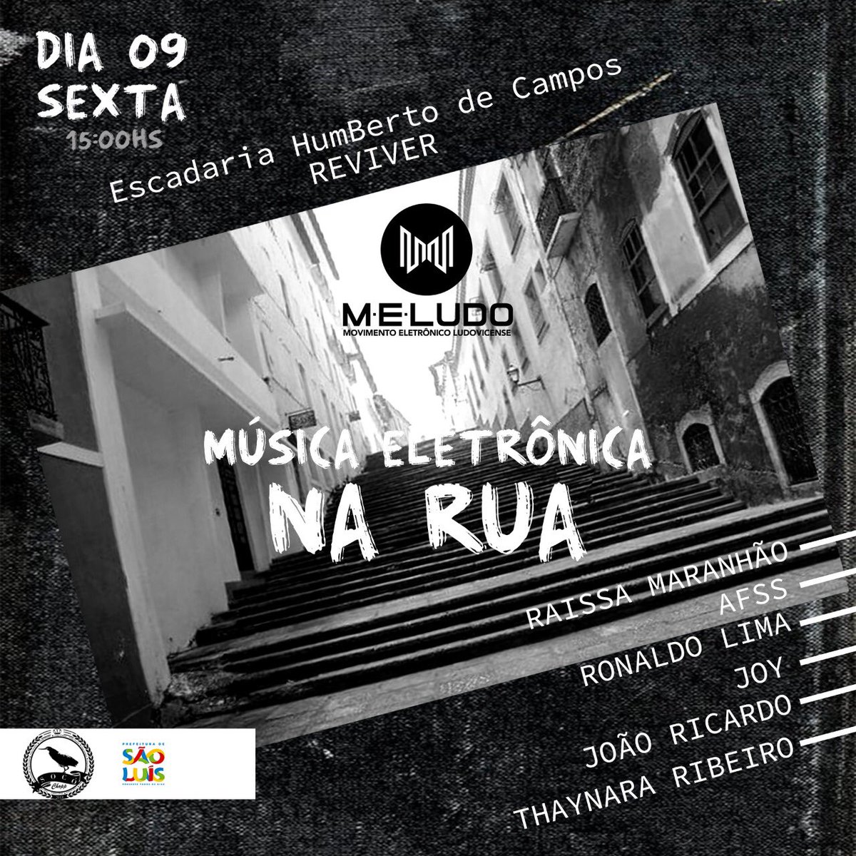 meludo3's tweet photo. Depois de longos 6 meses de chuva a gente volta para as ruas com o projeto MÚSICA ELETRÔNICA NA RUA
Essas história começou lá atrás em 2008 e hoje daremos continuidade. https://t.co/cilQ7cNcs0