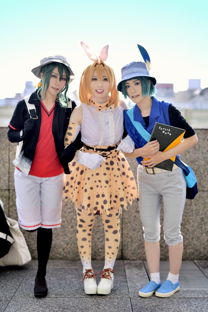 くれは コスプレ けものフレンズ2 サーバル きりんさん Kirin02 かばんさん いくり H Tomato O キュルル くれは コスサミ19 Photo Akiさん Akinori010