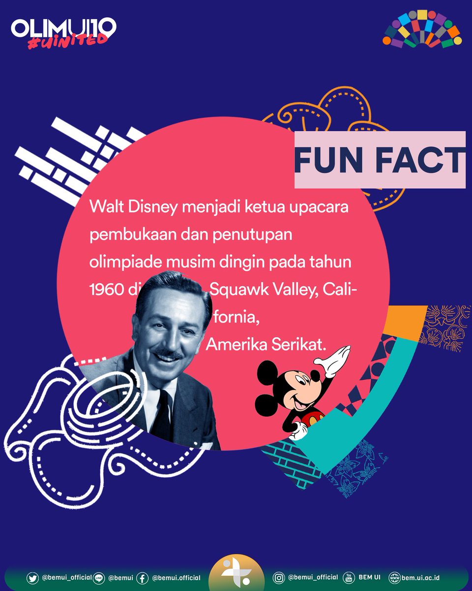 [80 HARI MENUJU OLIM UI 2019]

Halo, UI! 

80 hari menuju pesta olahraga terbesar di Universitas Indonesia. Sorak semarai terdengar membara tanda dukungan yang tak terhingga. Siapkah kalian untuk selalu setia mendukung dan memeriahkan OLIM UI 2019? 

#OlimUI2019