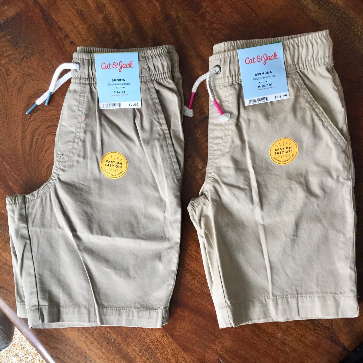 MichelleMPenny's tweet photo. Picked up some school shorts for the kids yesterday and y’all, I’m befuddled. Essentially the EXACT SAME SHORTS for boys and girls...except for the price. $7 for boys, $12.99 for girls. What gives, @Target? #pinktax at this age?! https://t.co/pAvqAeQWw7