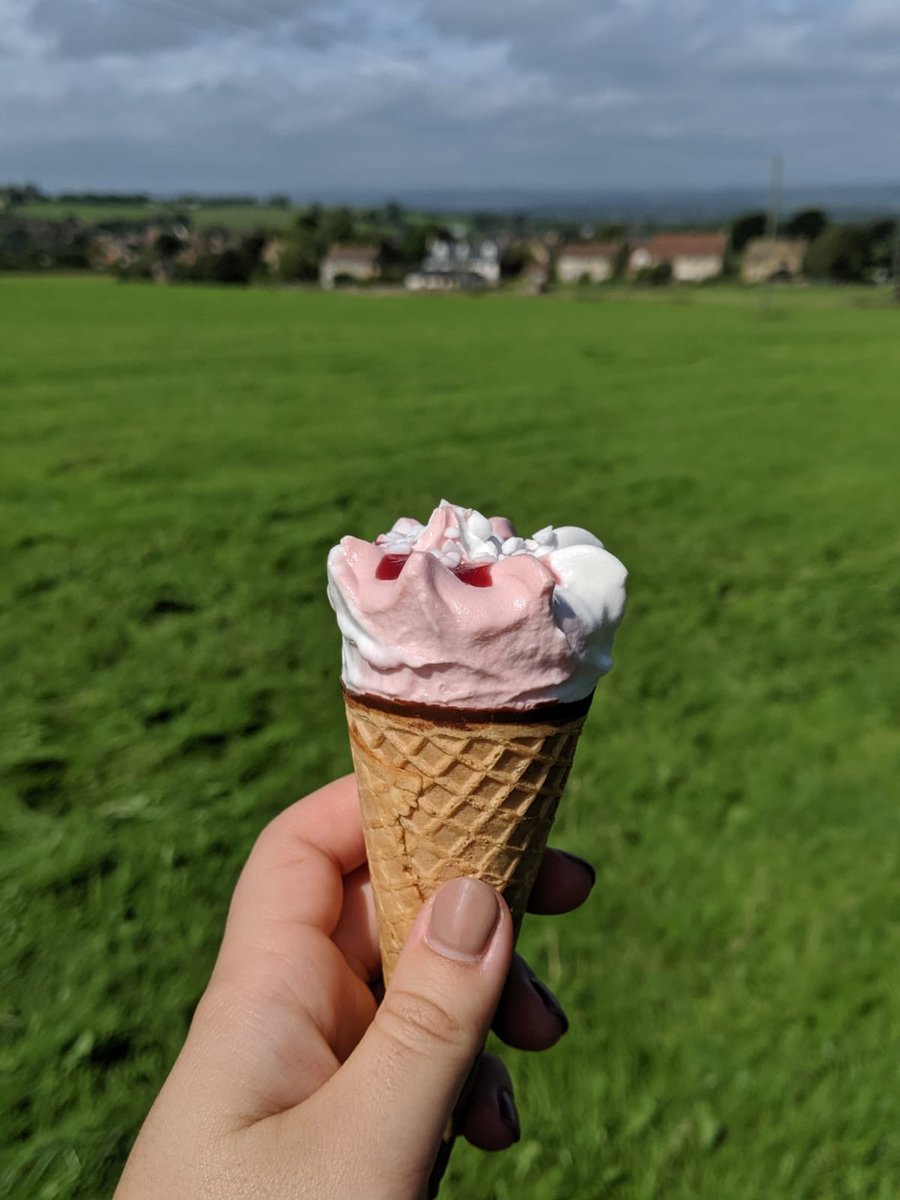 Laggercamp's tweet photo. The walkers enjoying their snack 🍦 https://t.co/WpXmWPb0NU