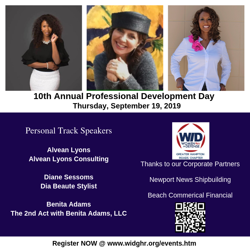 Registration open now for 10th Annual Professional Development Day Conference meet our Personal Track Speakers bit.ly/2M7SfbZ #IAMWID