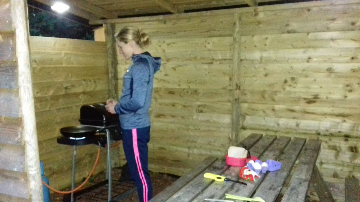 cledanvalley's tweet photo. An impromptu family sleepover in the Otter between guests. A cosy night with ghost stories and card games. Impressive bed hair too! https://t.co/O7UwXHBm52