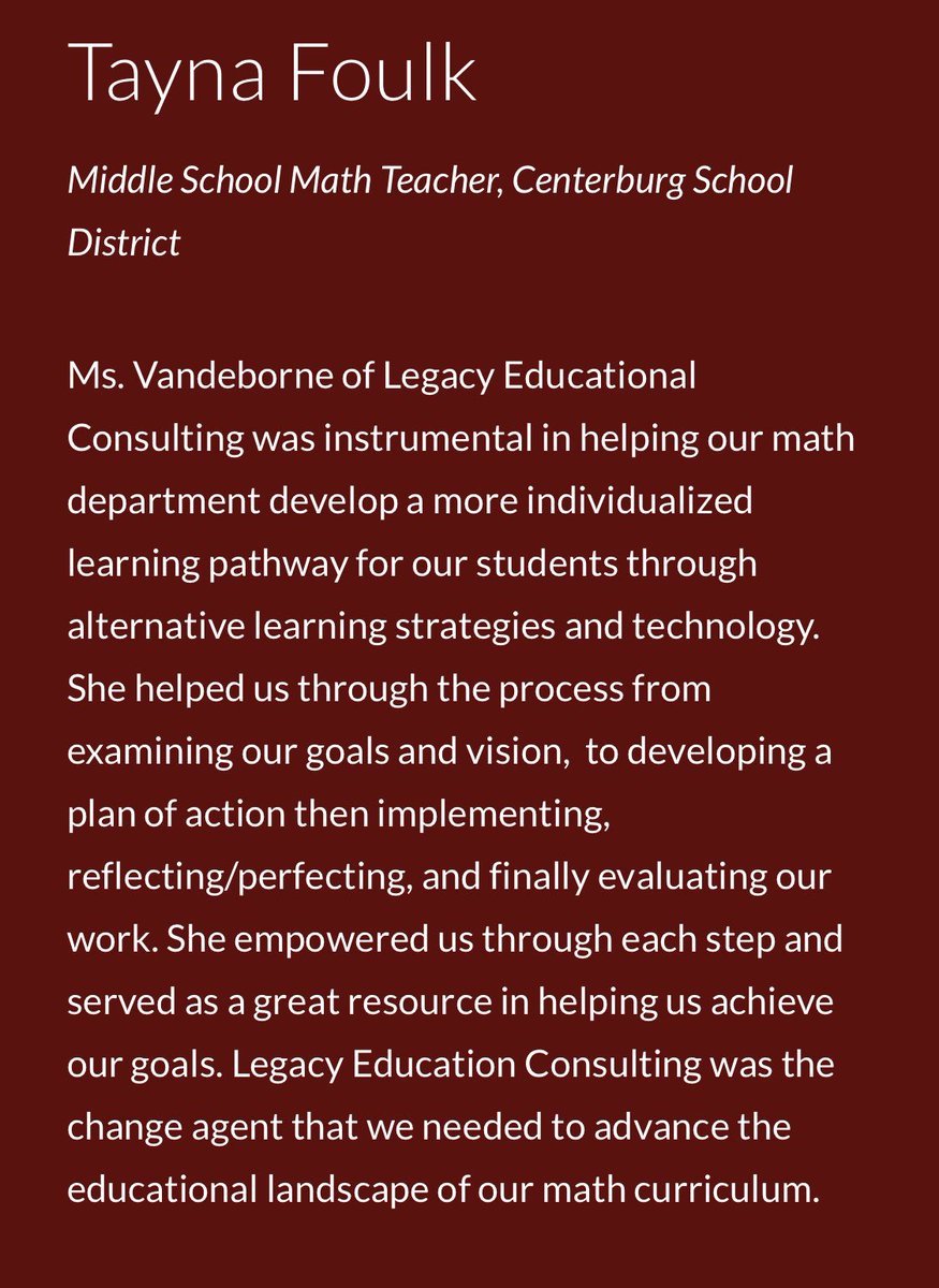 LegacyEducatio2's tweet photo. Teachers interested in individualized leadership/instructional coaching to improve lesson planning, student outcomes, personalized learning, tech integration and more... send us a DM &amp; schedule a free consultation! Local F2F &amp; virtual consults available! https://t.co/rdaXz345jP