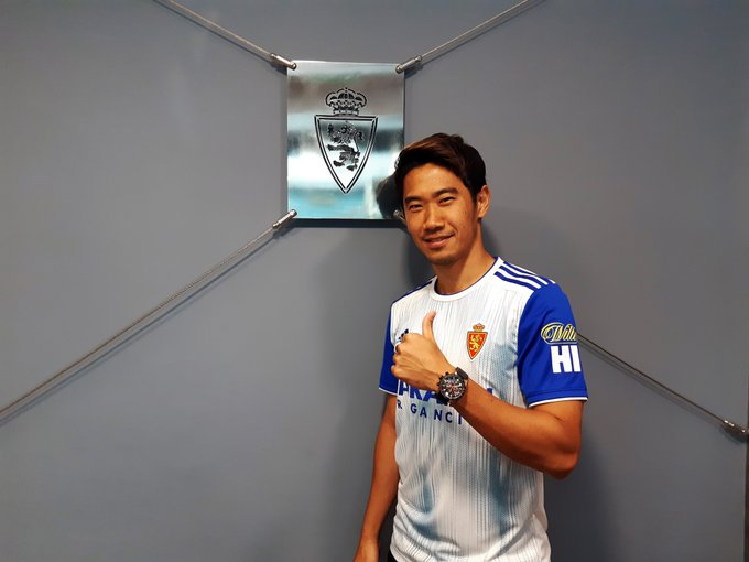 Shinji Kagawa, nuevo jugador del Real Zaragoza (Foto: RZ).