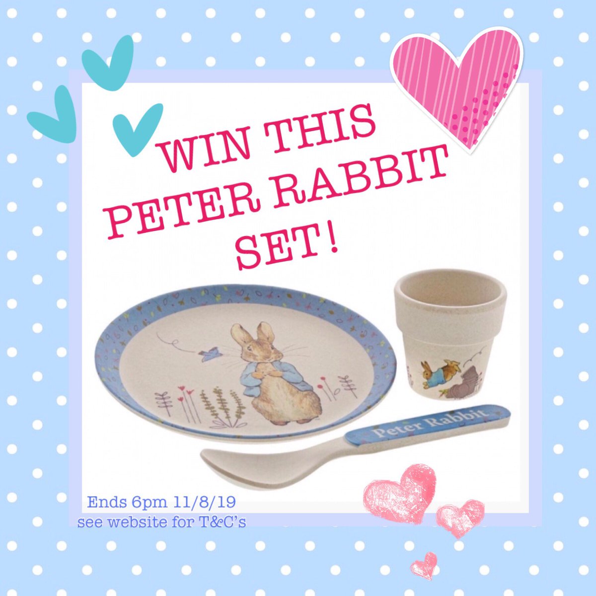 G_B_Boutique's tweet photo. 😁📚Yay it’s #BookLoversDay ! And to celebrate we have a #giveaway inspired by the legendary #BeatrixPotter ❤️To  #win this fab #PeterRabbit 🐇 child’s #Bamboo dinner set just #RT and #Follow! And head over to our Insta page too where there’s another great #Comp ! Good luck!🤞 https://t.co/CmuWx4rSHL