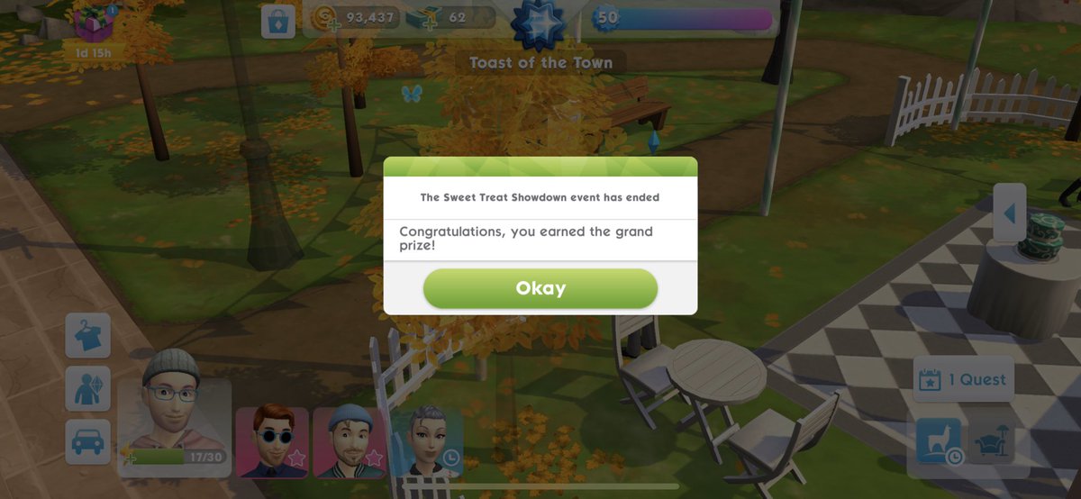 gingethatsims's tweet photo. All done init! #thesimsmobile #simcash https://t.co/ndf5WSZ1qt