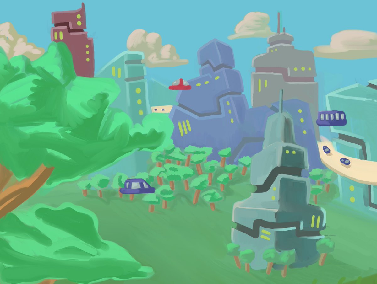 aipetscom's tweet image. A little peak into my upcoming Children's book. A green future looks pretty good to me :) #writerscommunity #kidlitart #ChildrensBooks