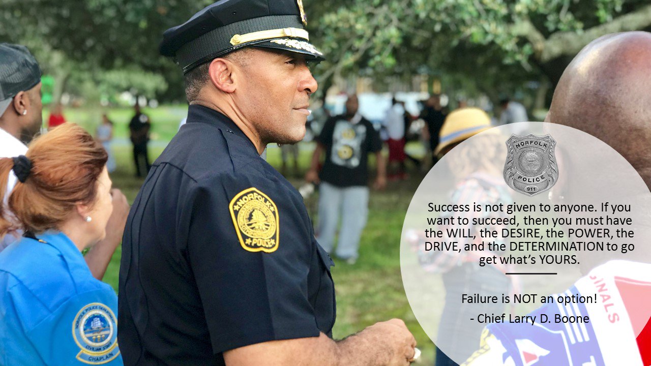 Norfolk Police Dept Fridaythoughts From Norfolkpd Chief Larry D Boone T Co Xpsdaes0qs Twitter