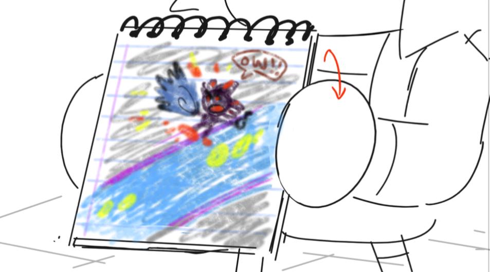 Ofc I had to include a crayon 
drawing joke. I set out to canonize Sonic defeating M*rio and proving his superiority in the oly-I mean summer/winter sports games. (2/6) 