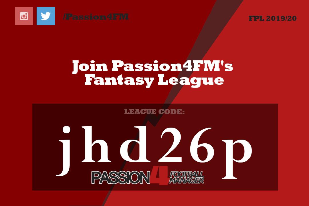 Passion4FM's tweet photo. Compete against others in the #footballmanagercommunity - Enter the Passion4FM Fantasy League 

Password: jhd26p

#fpl #premierleague #fantasyfootball #epl 
#WeAreTheCommunity #FantasyPL #fantasypremierleague #FantasyFootball #passion4fpl #2fpl #FPLnorge https://t.co/2630mwCCMA