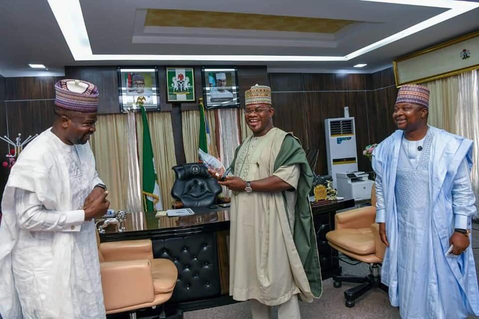 JaafarUmarAbba's tweet photo. Today, Kogi State Governor, H.E Alh. Yahaya Bello, Received World Bank Portfolio Performance Award From the State Hon Commissioner for Finance, Asiwaju Idris Asiru Who Represented the Governor at the ceremony in Abuja.
98 Days to #GYBx2
#GYBconnect
We are good to Go ๐ช https://t.co/c8Lmwkkh7V